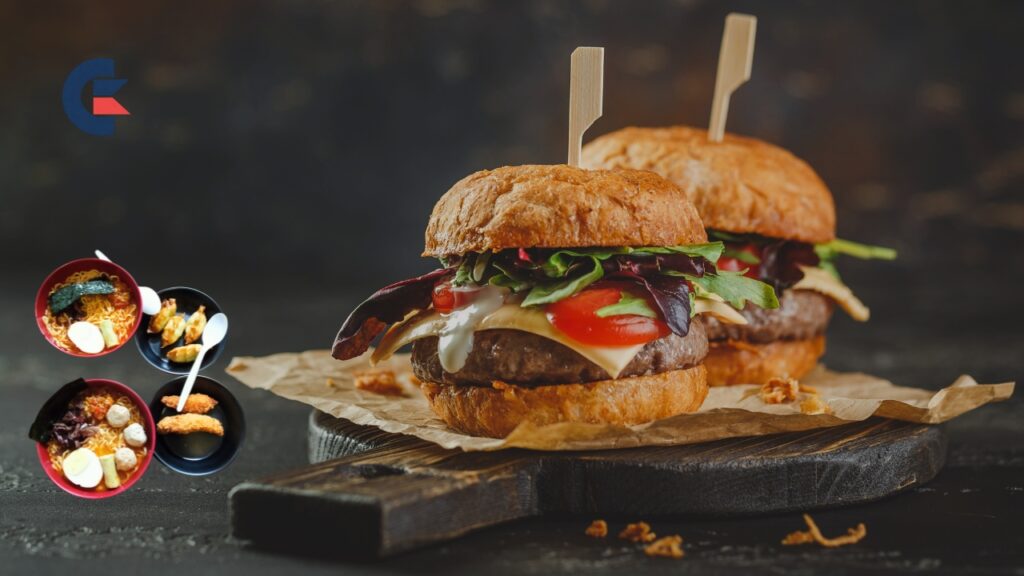 Homemade Burgers With Sides