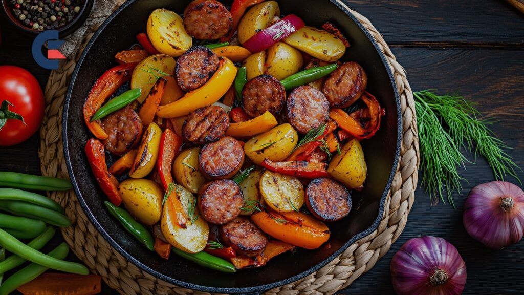 Sheet Pan Sausage and Vegetables