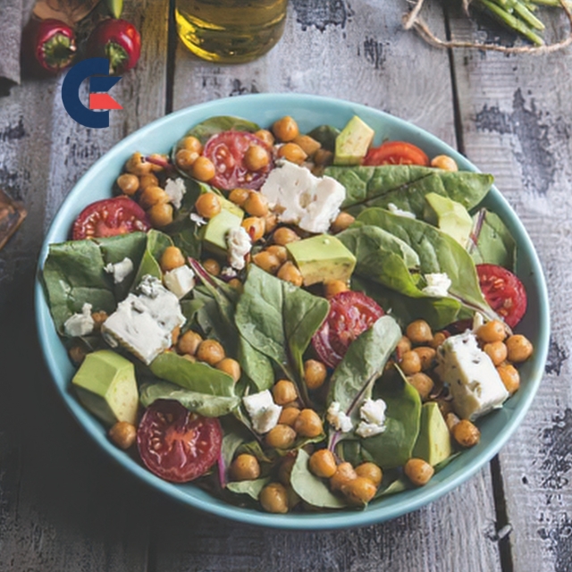 Avocado And Chickpea Salad Bowl