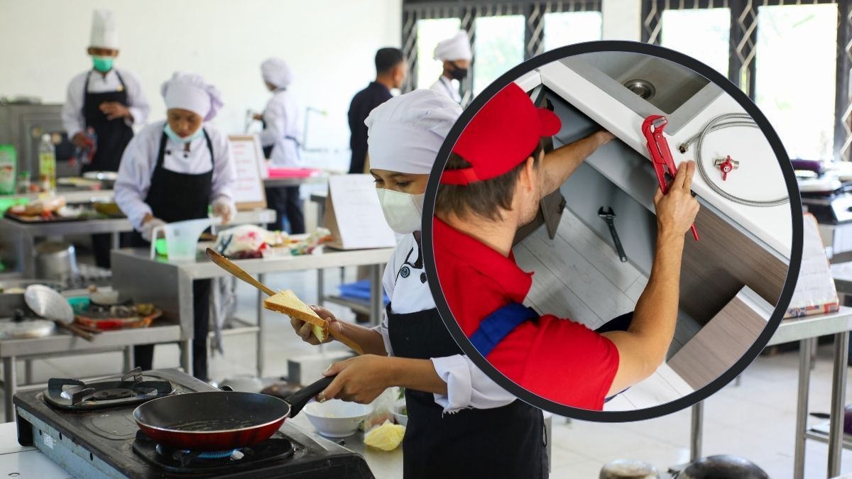 Catering Kitchen Flowing Without Mid-Service Plumbing Failures